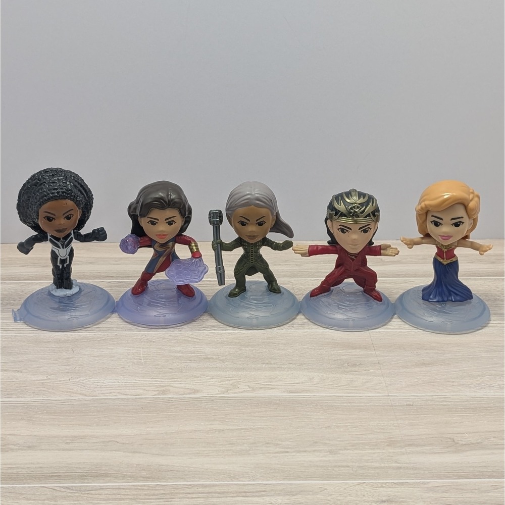 2023 McDonalds Happy Meal Marvel The Marvels  Set of 5